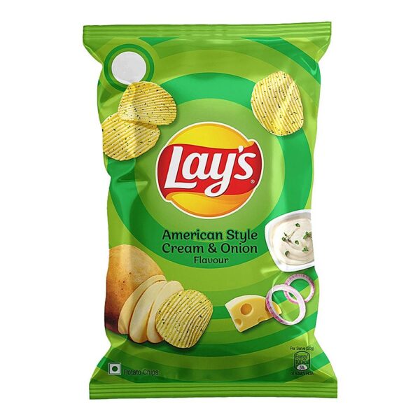 Lays American Cream & Onion Potato Chip